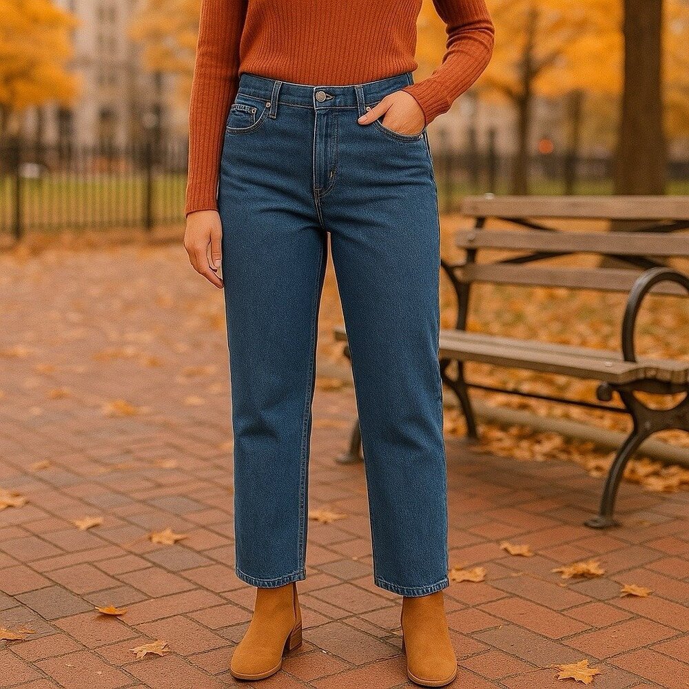 Everlane The 90s Cheeky Jean Organic Cotton Straight Leg Capsule Comfort 27”